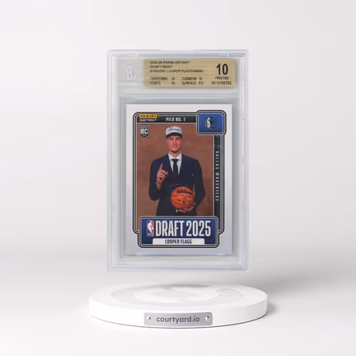 2025 Panini Instant NBA Draft Night #1 Cooper Flagg (BGS 10 PRISTINE)