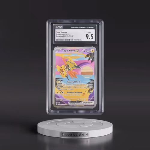 2023 Paradox Rift - PAR EN #247/182 Tapu Koko ex - Special Illustration Rare (CGC 9.5 MINT+)
