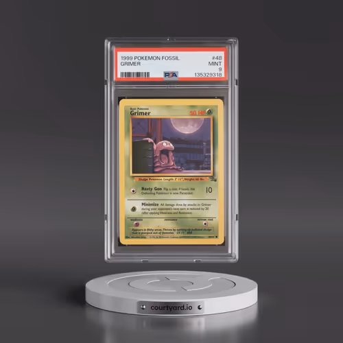 1999 Pokémon Fossil #48 Grimer (PSA 9 MINT)