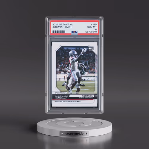 2024 Panini Instant Nil College Football #JSD Jeremiah Smith (PSA 10 GEM MINT)