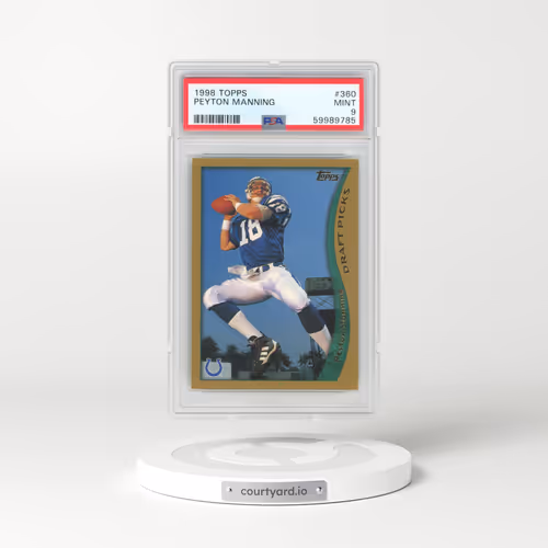 1998 Topps #360 Peyton Manning (PSA 9 MINT)