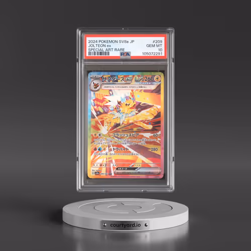 2024 Pokémon Sv8a-Terastal Fest EX #209 Jolteon EX - Holo Special Art Rare (PSA 10 GEM MINT)