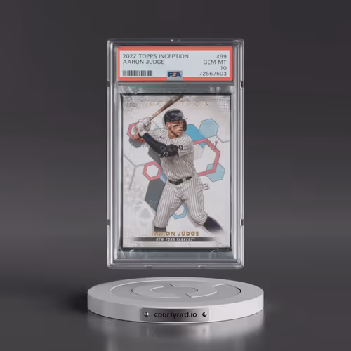 2022 Topps Inception #99 Aaron Judge (PSA 10 GEM MINT)