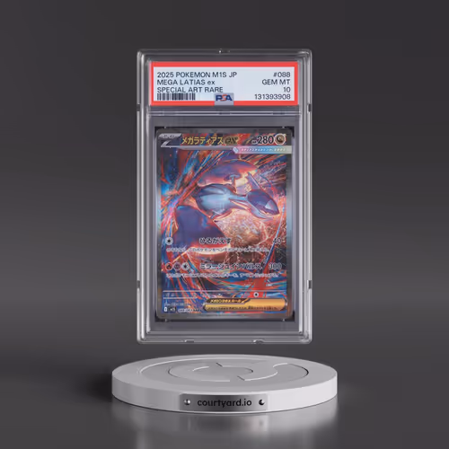 2025 Pokémon M1s-Mega Symphonia #088 Mega Latias EX - Holo Special Art Rare (PSA 10 GEM MINT)