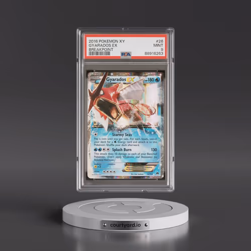 2016 Pokémon XY Breakpoint #26 Gyarados EX - Holo (PSA 9 MINT)