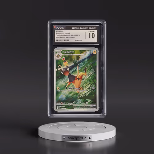 2024 Twilight Masquerade - TWM EN #177/167 Heliolisk - Illustration Rare Holo (CGC 10 GEM MINT)