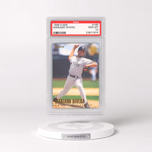 1996 Fleer #195 Mariano Rivera (PSA 10 GEM MINT)