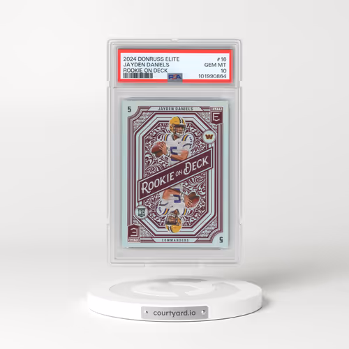 2024 Panini Donruss Elite Rookie on Deck #16 Jayden Daniels (PSA 10 GEM MINT)