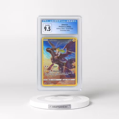 2022 Brilliant Stars #TG05/TG30 Zekrom - Character Rare (CGC 10 GEM MINT)