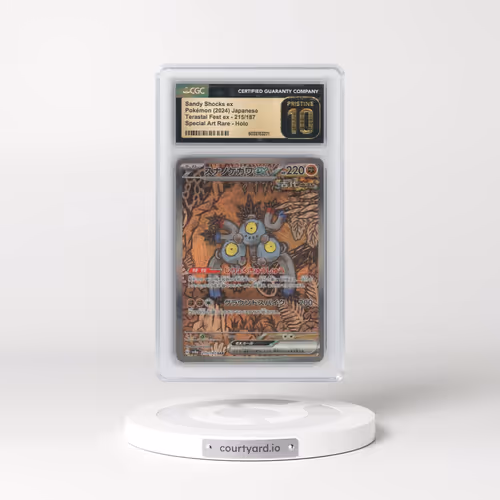 2024 Pokémon Sv8a-Terastal Fest EX #215 Sandy Shocks EX - Holo Special Art Rare (CGC 10 PRISTINE)