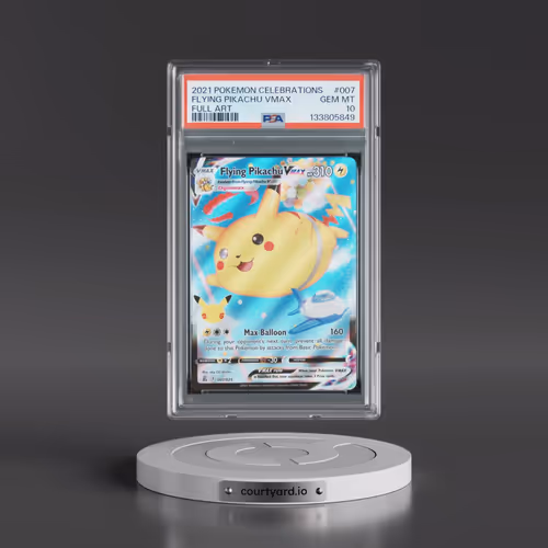 2021 Pokémon Celebrations #007 Flying Pikachu Vmax - Full Art (PSA 10 GEM MINT)