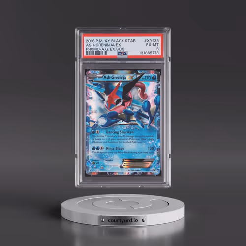 2016 Pokémon XY Black Star Promo #XY133 Ash-Greninja EX - Holo Ash-Greninja EX Box (PSA 6 EX-MT)