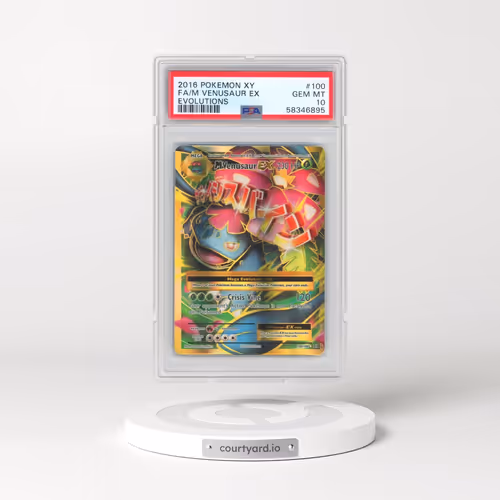 2016 Pokémon XY Evolutions #100 M Venusaur EX - Holo Full Art (PSA 10 GEM MINT)
