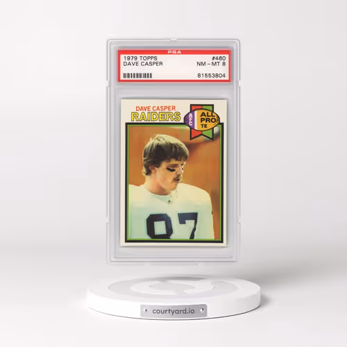 1979 Topps #460 Dave Casper (PSA 8 NM-MT)