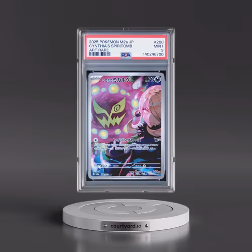 2025 Pokémon M2a-Mega Dream EX #208 Cynthia's Spiritomb - Art Rare (PSA 9 MINT)