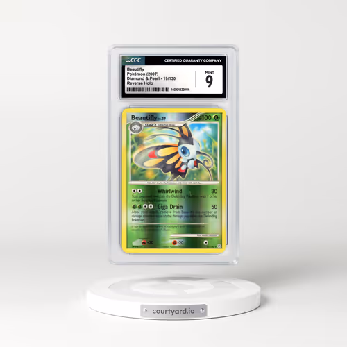 2007 Diamond & Pearl #19 Beautifly - Holo (CGC 9 MINT)