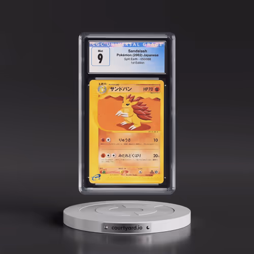 2002 Split Earth #050/088 Sandslash - 1st Edition (CGC 9 MINT)