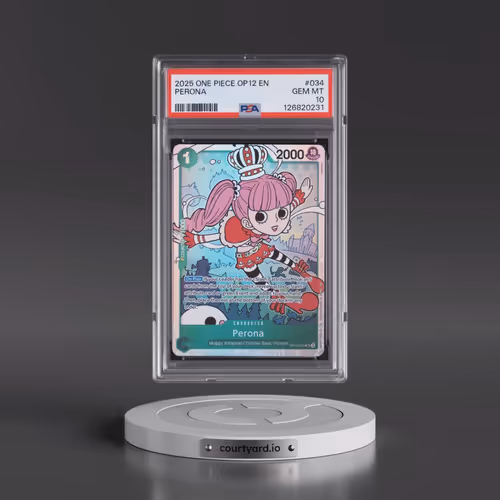 2025 One Piece OP12-Legacy of the Master #034 Perona (PSA 10 GEM MINT)
