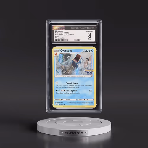 2022 Pokémon GO #022/078 Gyarados - Holo (CGC 8 NM-MT)