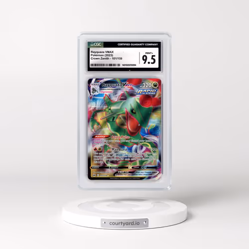 2022 Crown Zenith #101/159 Rayquaza VMAX - Holo (CGC 9.5 MINT+)