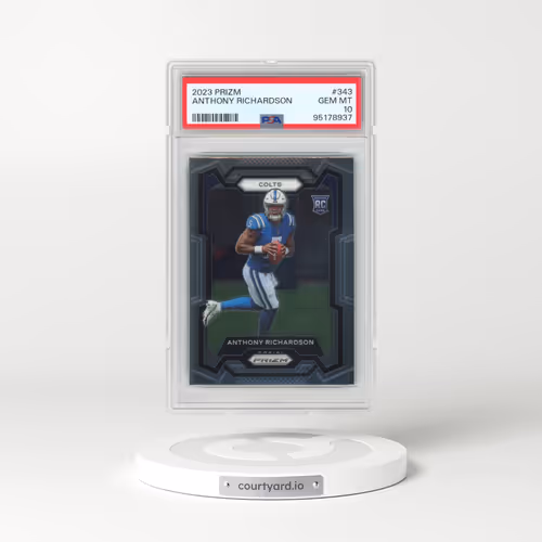 2023 Panini Prizm #343 Anthony Richardson (PSA 10 GEM MINT)
