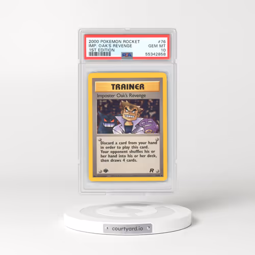 2000 Team Rocket #76 Imposter Oak's Revenge - 1st Edition (PSA 10 GEM MINT)