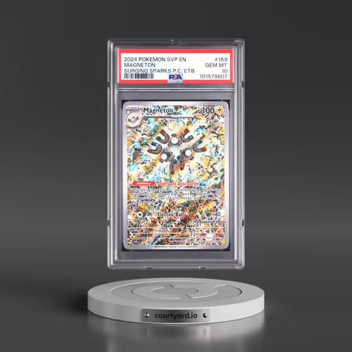 2024 Pokémon Svp EN-SV Black Star Promo #159 Magneton - Surging Sparks Pokemon Center Elite Trainer Box (PSA 10 GEM MINT)