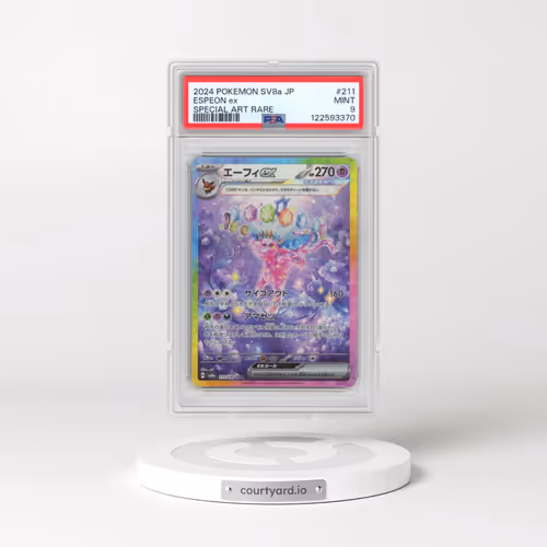 2024 Pokémon Sv8a-Terastal Fest EX #211 Espeon EX - Holo Special Art Rare (PSA 9 MINT)