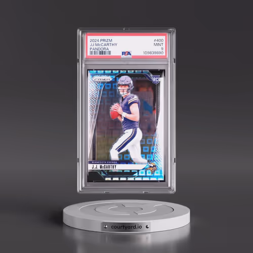 2024 Panini Prizm #400 JJ McCarthy - Pandora (PSA 9 MINT)