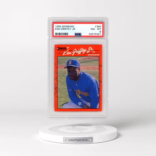 1990 Donruss #365 Ken Griffey Jr (PSA 8 NM-MT)