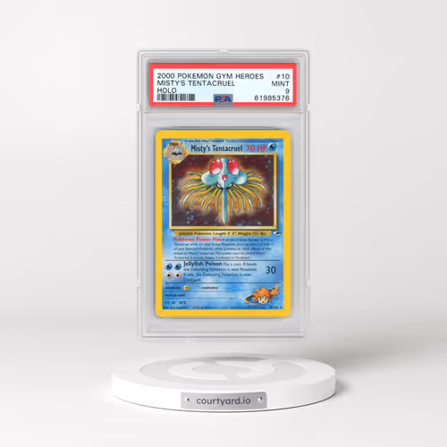2000 Pokémon Gym Heroes #10 Misty's Tentacruel - Holo (PSA 9 MINT)