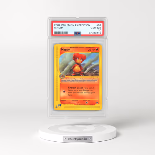 2002 Pokémon Expedition #52 Magby (PSA 10 GEM MINT)