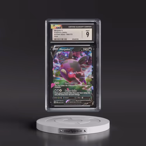 2022 Brilliant Stars #095/172 Morpeko V - Holo (CGC 9 MINT)
