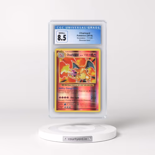 2016 Evolutions #11/108 Charizard - Reverse Holo (CGC 8.5 NM-MT+)