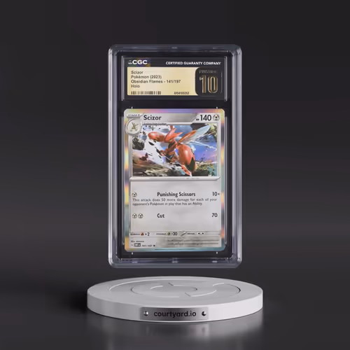 2023 Obsidian Flames - OBF EN #141/197 Scizor - Holo (CGC 10 PRISTINE)