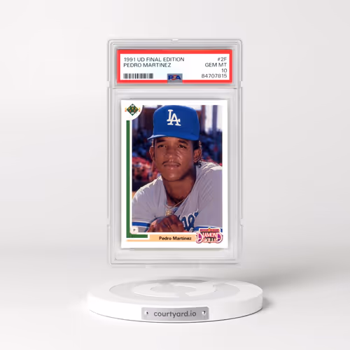 1991 Upper Deck Final Edition #2F Pedro Martinez (PSA 10 GEM MINT)