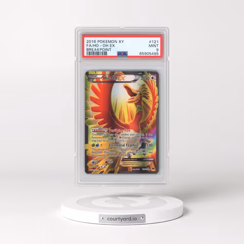 2016 Pokémon XY Breakpoint #121 HO-Oh EX - Holo Full Art (PSA 9 MINT)