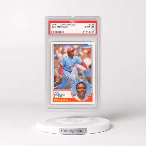 1983 Topps Traded #77T Joe Morgan (PSA 10 GEM MINT)