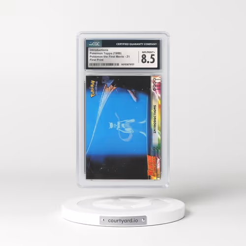 1999 Pokémon the First Movie #21 Introductions - First Print (Blue Topps Logo) (CGC 8.5 NM-MT+)