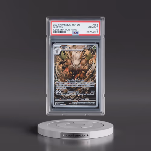 2024 Pokémon Tef EN-Temporal Forces #163 Shiftry - Illustration Rare (PSA 10 GEM MINT)