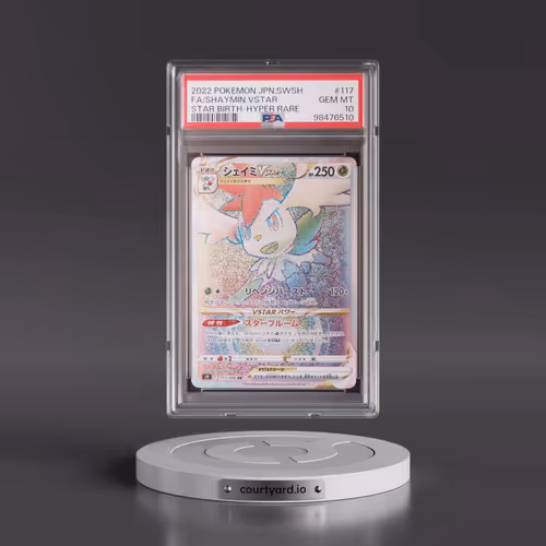 2022 Pokémon Sword & Shield Star Birth #117 Shaymin Vstar - Full Art Hyper Rare (PSA 10 GEM MINT)