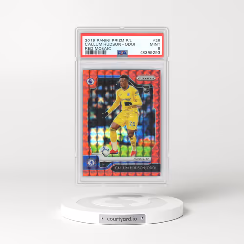 2019 Panini Prizm Premier League #29 Callum Hudson-Odoi - Red Mosaic (PSA 9 MINT)