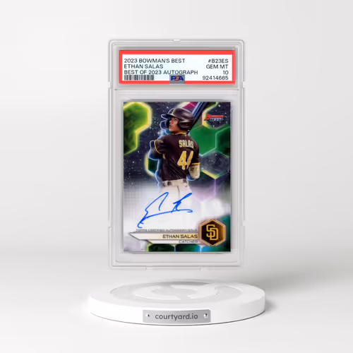 2023 Bowman's Best Best of 2023 Autographs #B23ES Ethan Salas (PSA 10 GEM MINT)