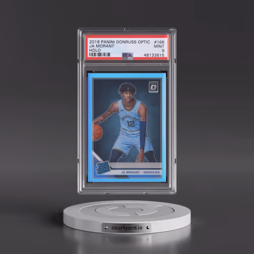 2019 Panini Donruss Optic #168 Ja Morant - Holo (PSA 9 MINT)