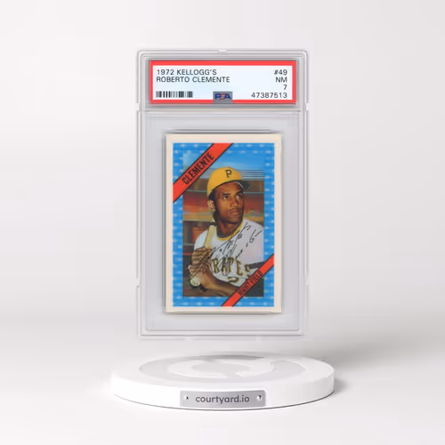 1972 Kellogg's #49 Roberto Clemente (PSA 7 NM)