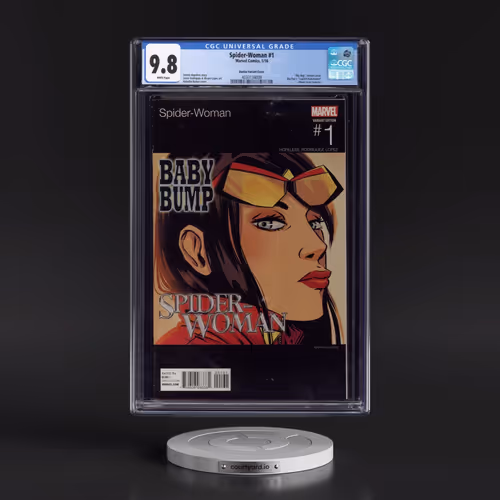 Spider-Woman #1 CGC 9.8 White Pages (Marvel Comics, 1/16) - Universal Bustos Variant Cover