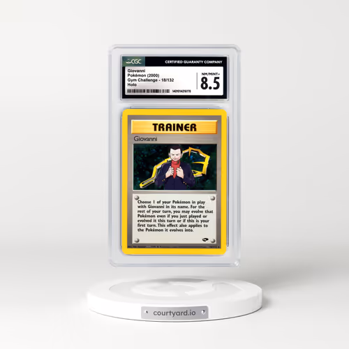 2000 Gym Challenge #18 Giovanni - Holo (CGC 8.5 NM-MT+)