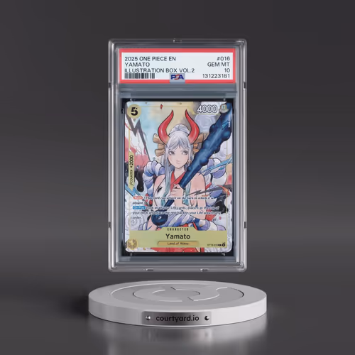 2025 One Piece Promos #016 Yamato - Illustration Box Vol 2 (PSA 10 GEM MINT)