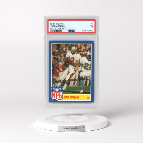 1984 Topps NFL Star Set #3 Dan Marino (PSA 7 NM)