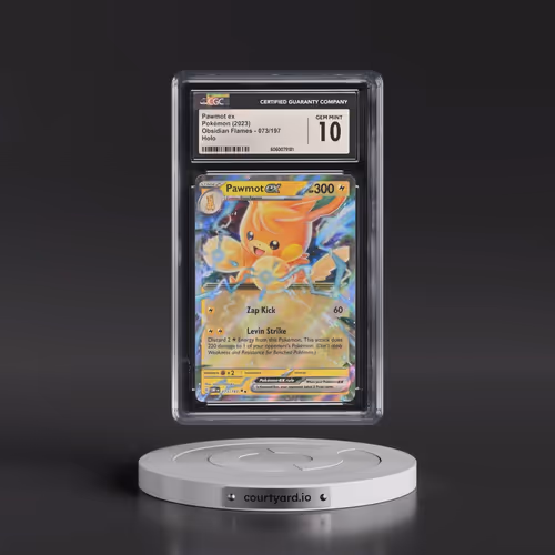 2023 Obsidian Flames - OBF EN #073/197 Pawmot ex - Holo (CGC 10 GEM MINT)